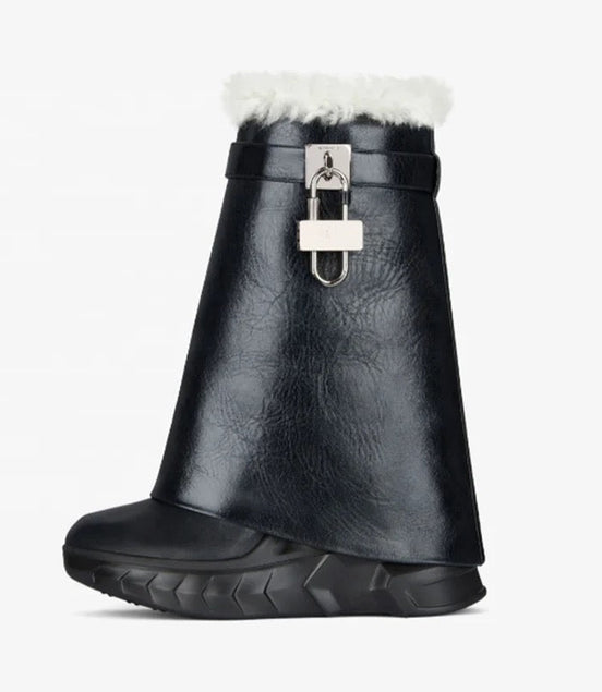 Venchi Fur Boots - Dupe Department 