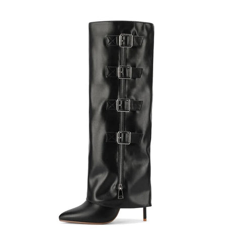 Shark X Buckle Boots