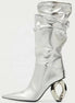 Silver N’ White Heels - Dupe Department 