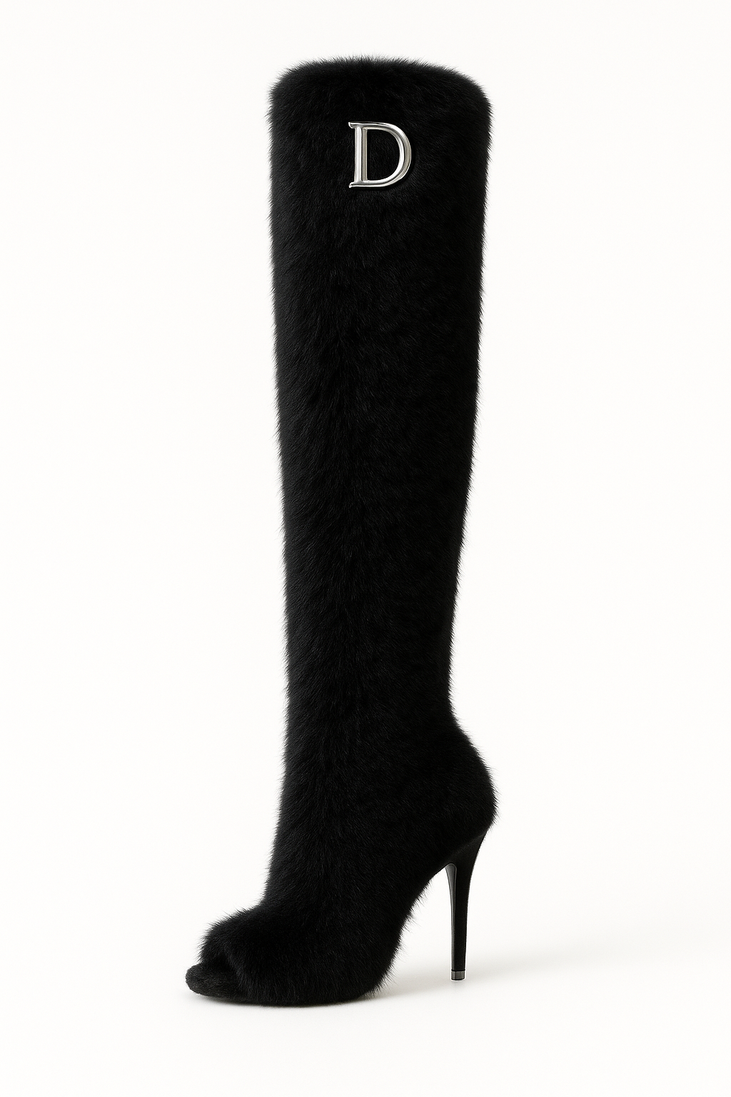 The Fur Seasons Boot- Noir