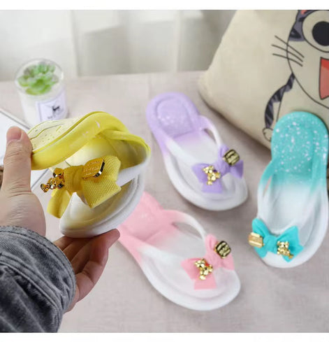 Luxe Bow Slides