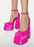 Chunky Suede Heels