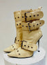 Denim Buckle Heels - Dupe Department 