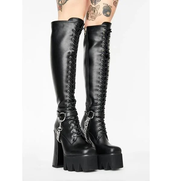 Goth Gurlz Heel Boots
