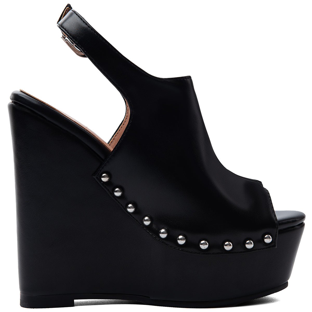 Riveted Royalty Wedge Heels