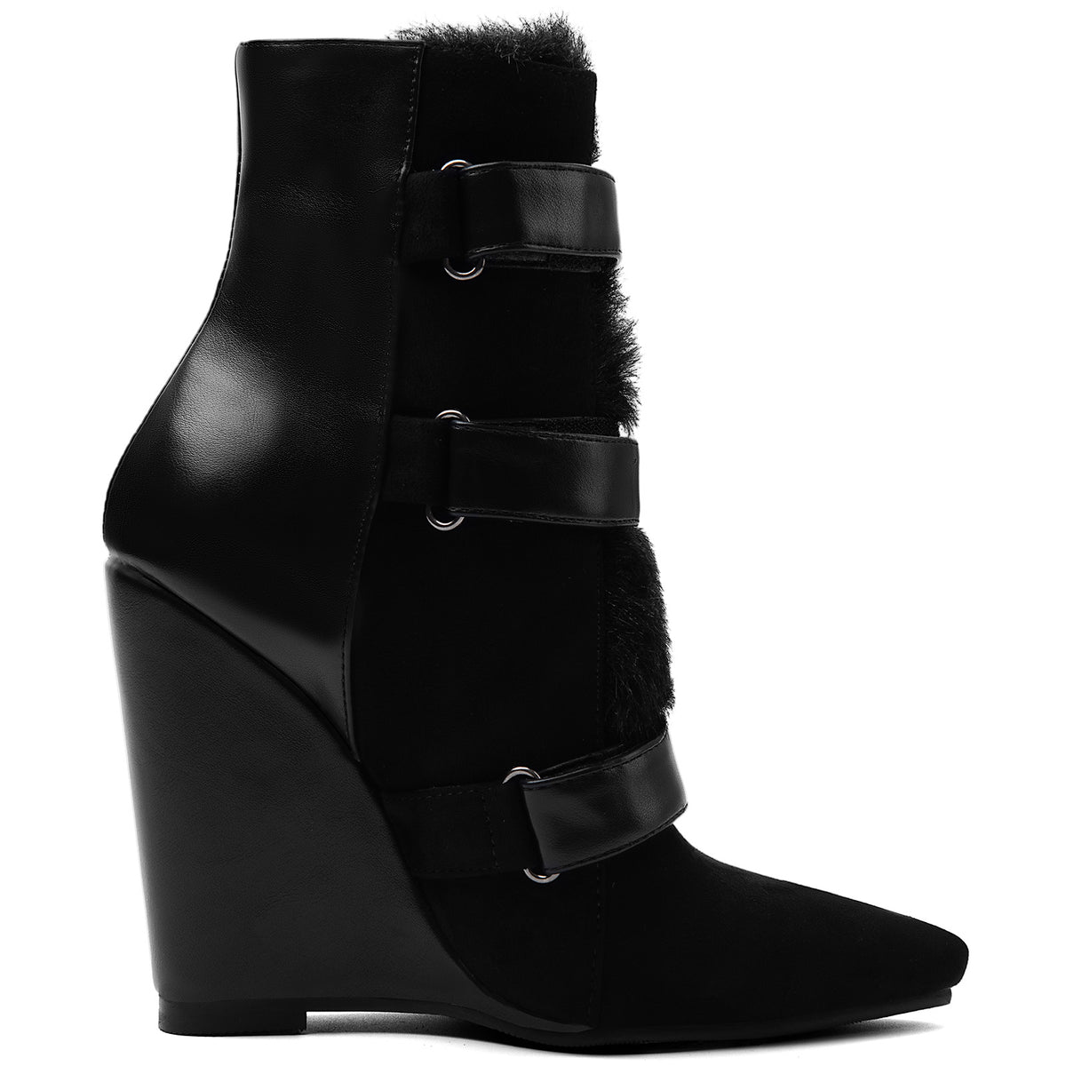 The Bad Girl Blueprint Wedge Boots