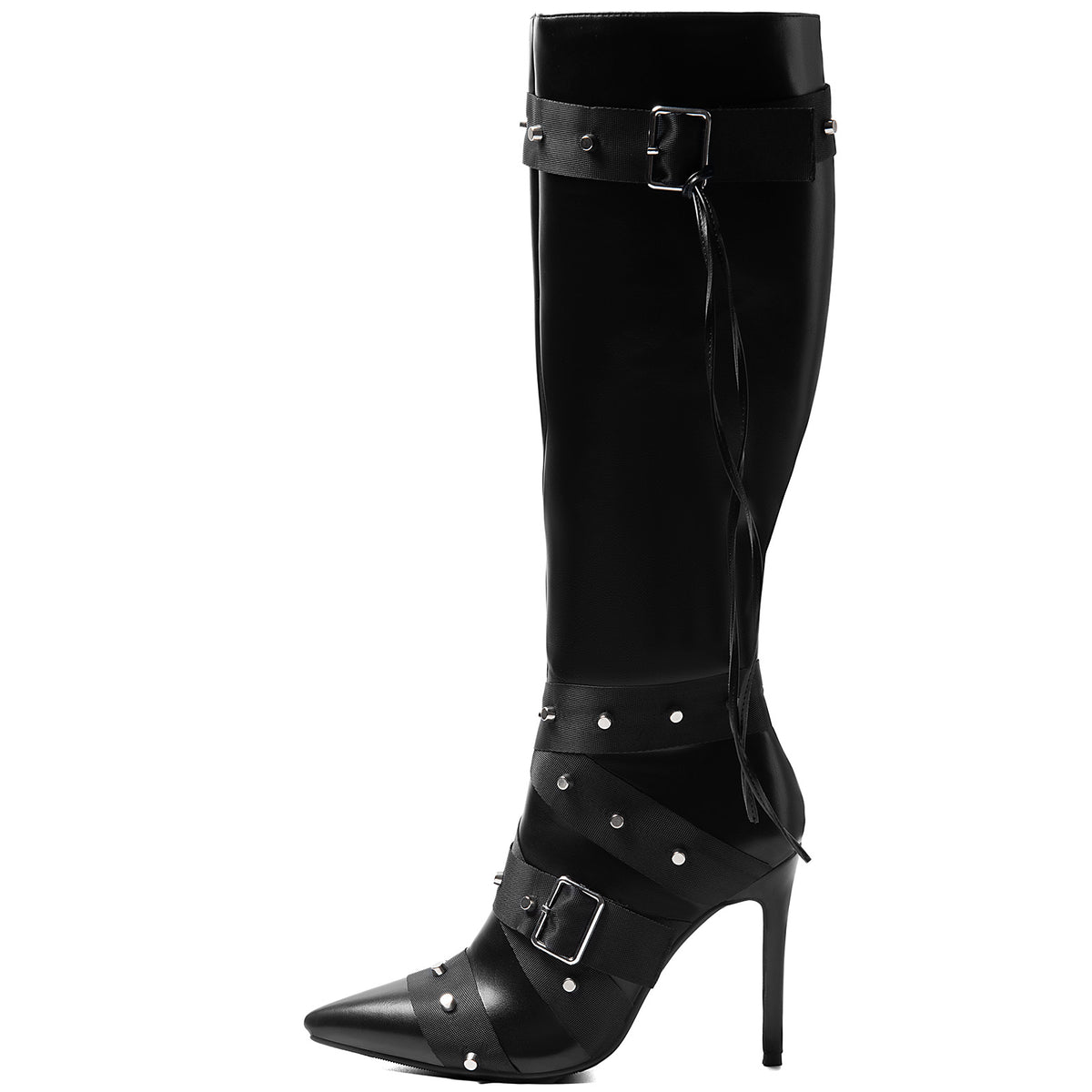 The Cipher Buckle Heel Boots