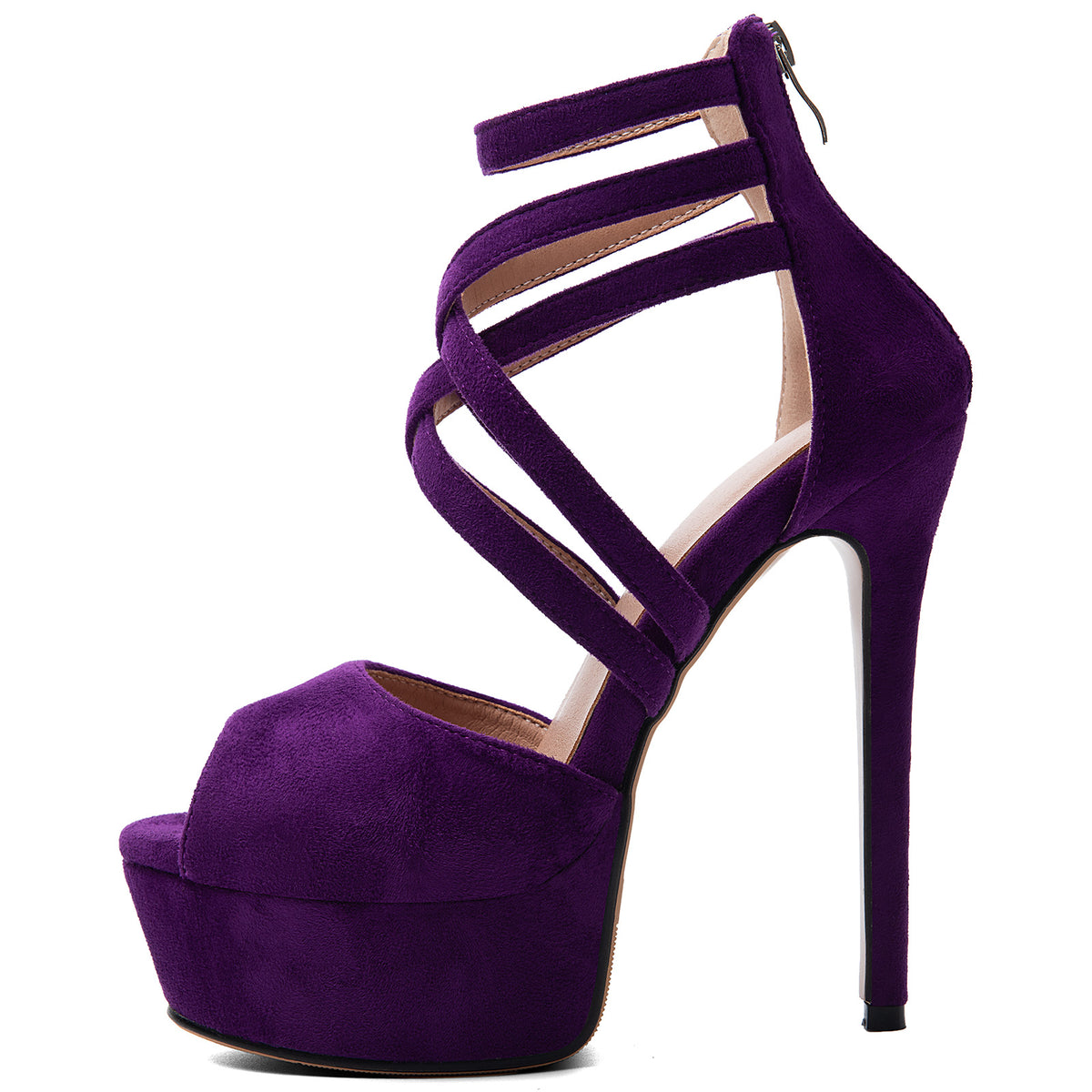 The Enigma Cage Platform Heels