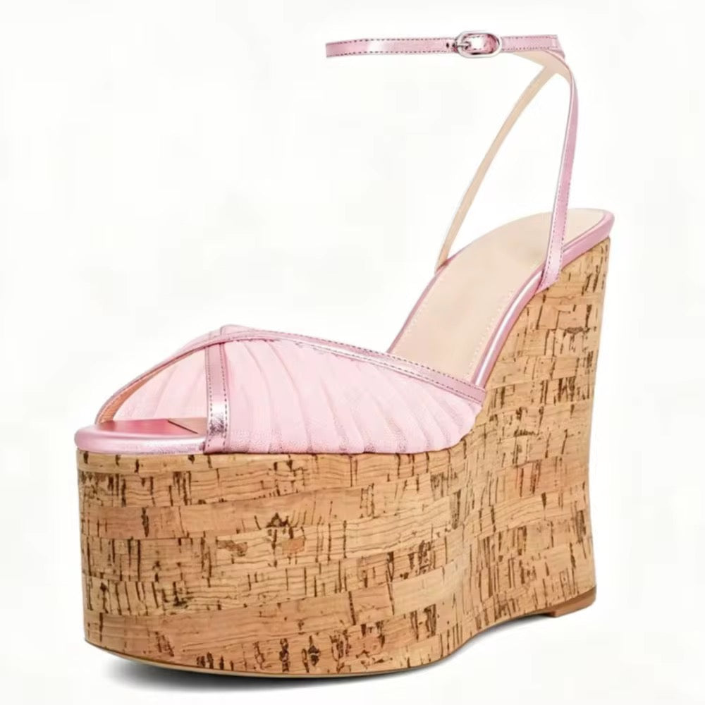 Cork Muse Wedged Heels