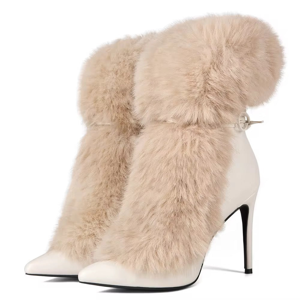 Furletto Crème Heels