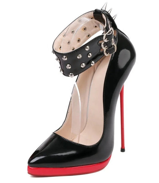 Metal Punk Heels - Dupe Department 