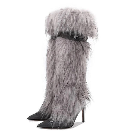 Fluff Up Heel Boots - Dupe Department 