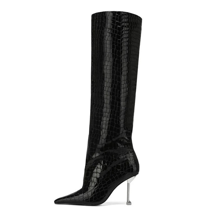 Let’s Go Kitty Heel Boots