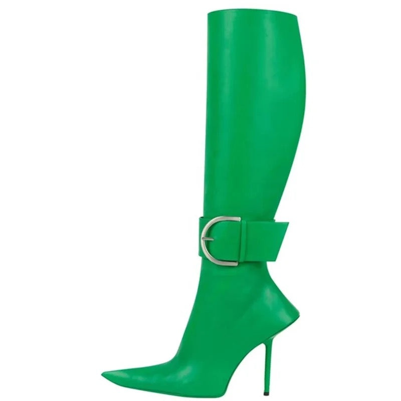 Nausheen Heel Boots - Dupe Department 