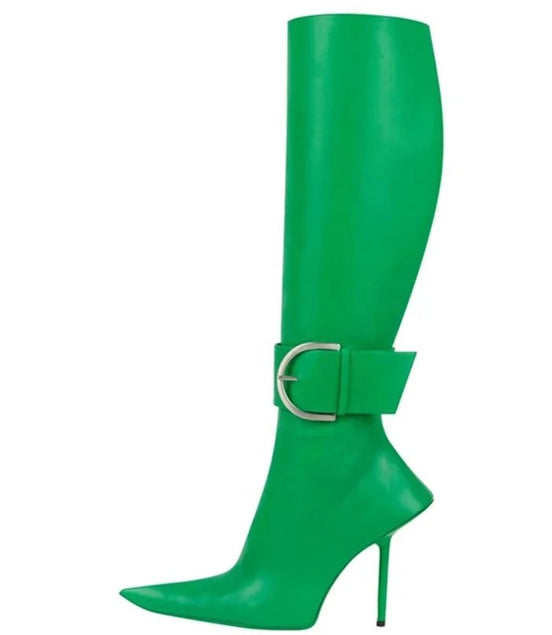 Nausheen Heel Boots - Dupe Department 
