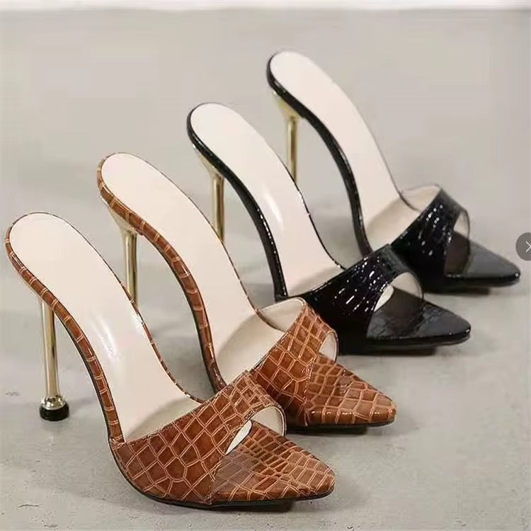 Snake Skin Heels