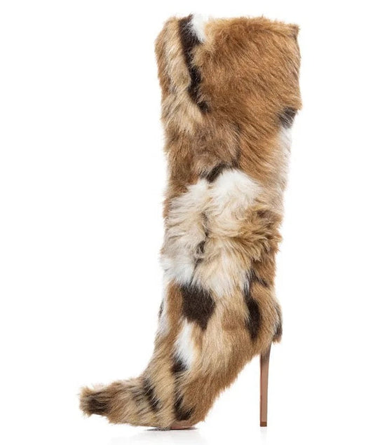 Highland Heel Boots - Dupe Department 