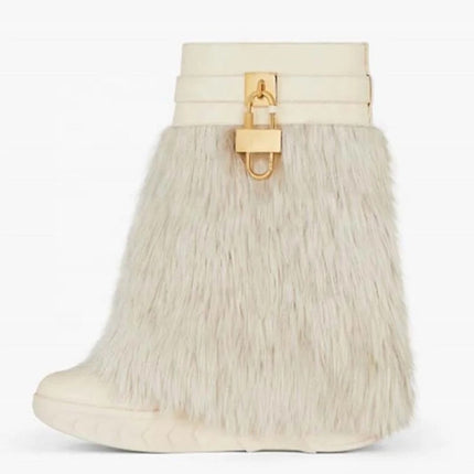 Venchi Fur Shark Boots - Dupe Department 
