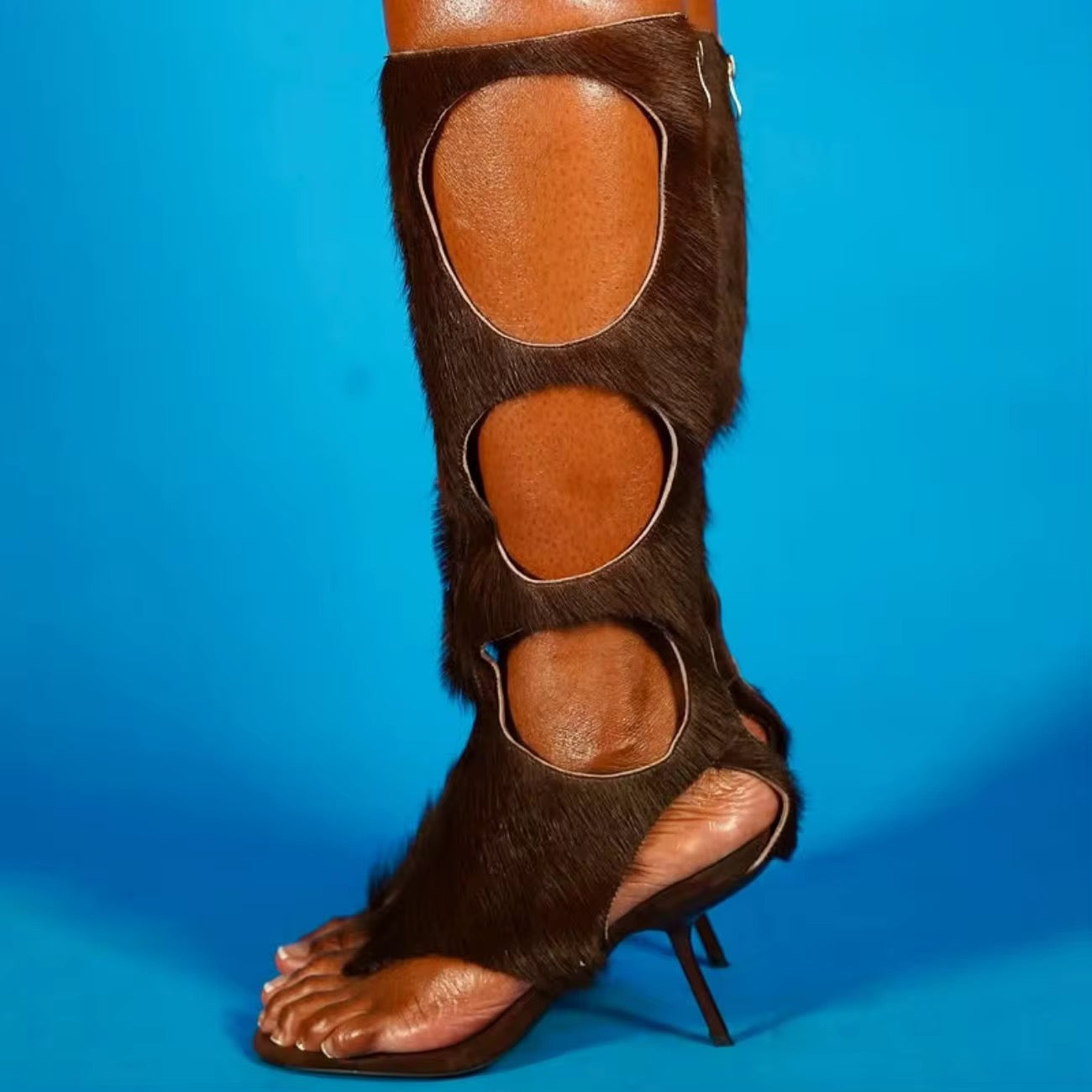 Muse Cutout Sculpt Heel Boots