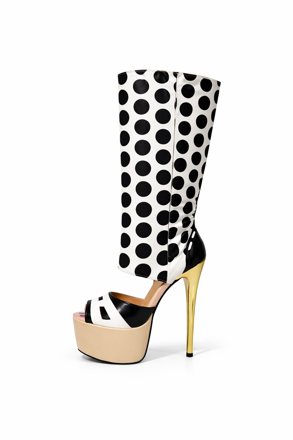 Polka Couture Heel Boots