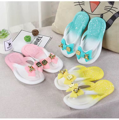 Luxe Bow Slides