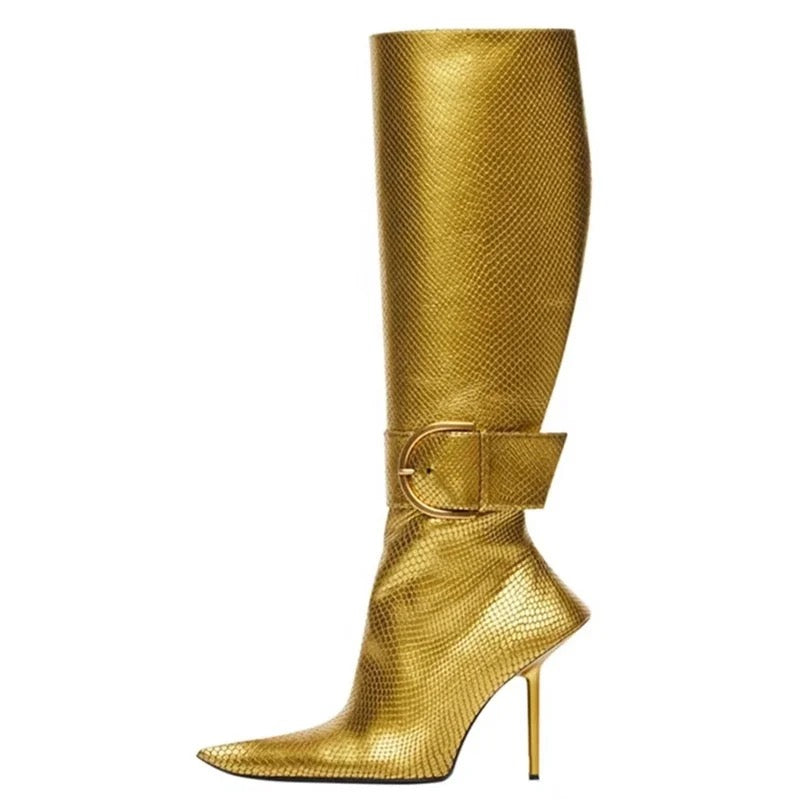 Nausheen Heel Boots - Dupe Department 