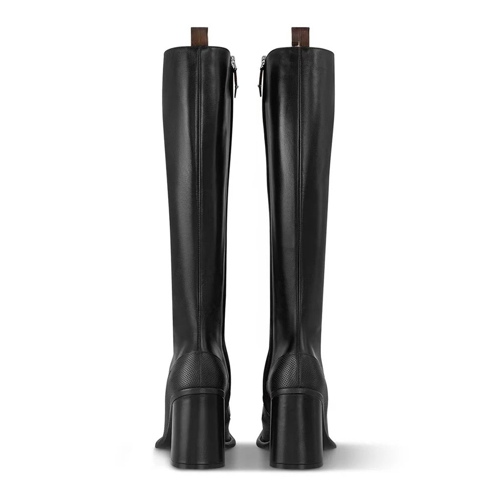 Classy N’ Chunky Heel Boots