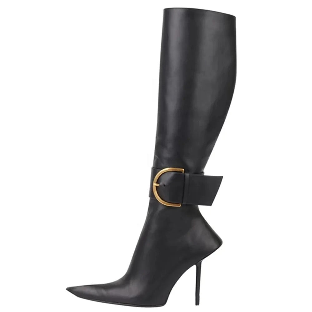 Nausheen Heel Boots - Dupe Department 