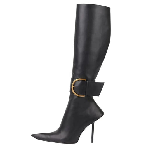 Nausheen Heel Boots - Dupe Department 