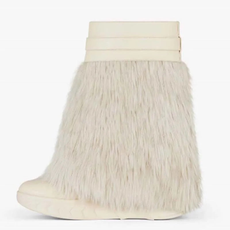 Venchi Fur Shark Boots - Dupe Department 