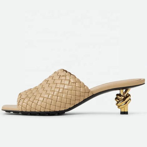 Spicy Braided Heels - Dupe Department 