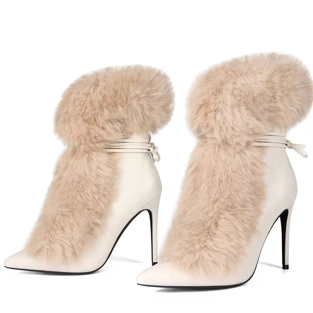 Furletto Crème Heels