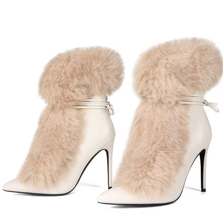 Furletto Crème heels