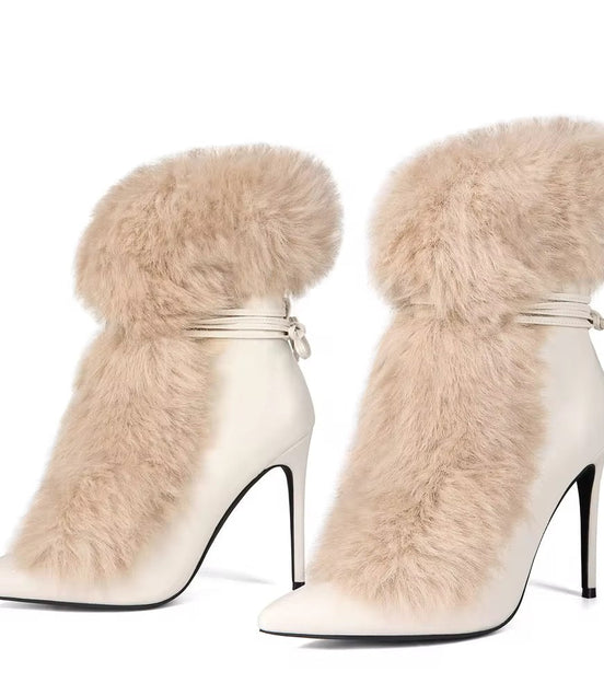 Furletto Crème heels