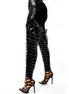 Hollow Out Pants Heels - Dupe Department 