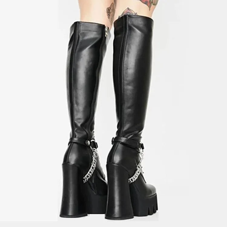 Goth Gurlz Heel Boots