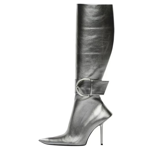 Nausheen Heel Boots - Dupe Department 