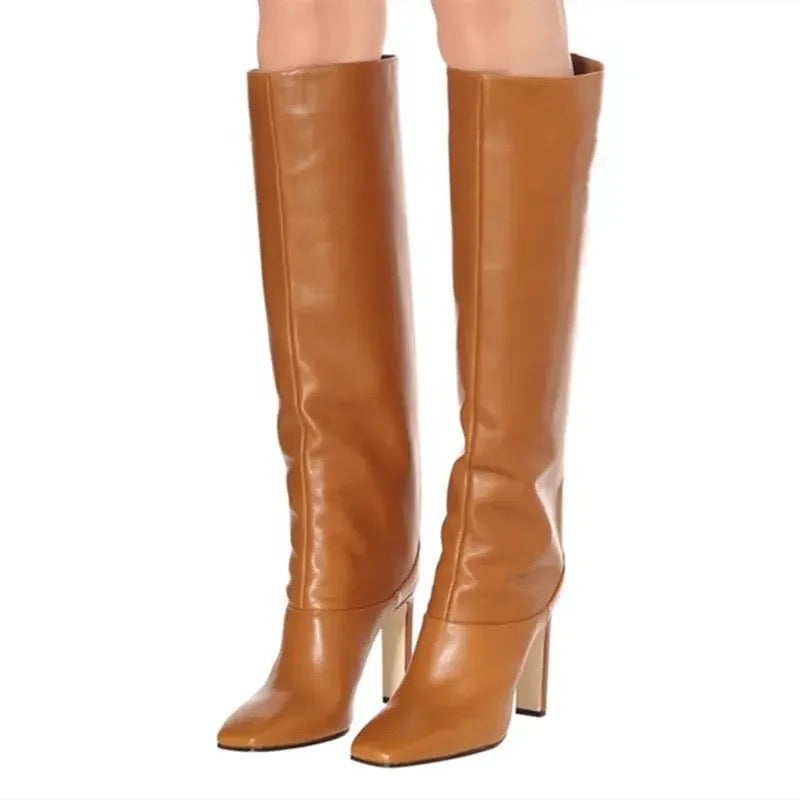 Neutral Bae Heel Boots