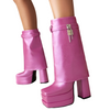 Gissep Ankle Heel Boots - Dupe Department 