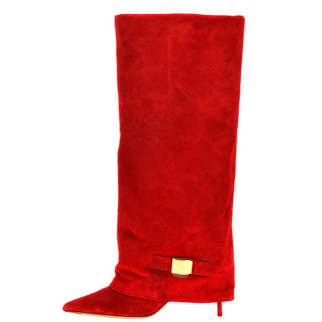 So Suede Heel Boots