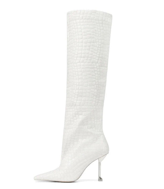 Let’s Go Kitty Heel Boots
