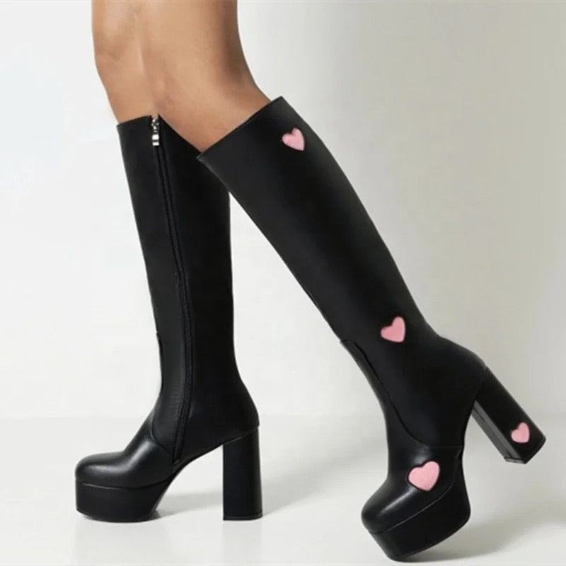 Love Me Heel Boots - Dupe Department 