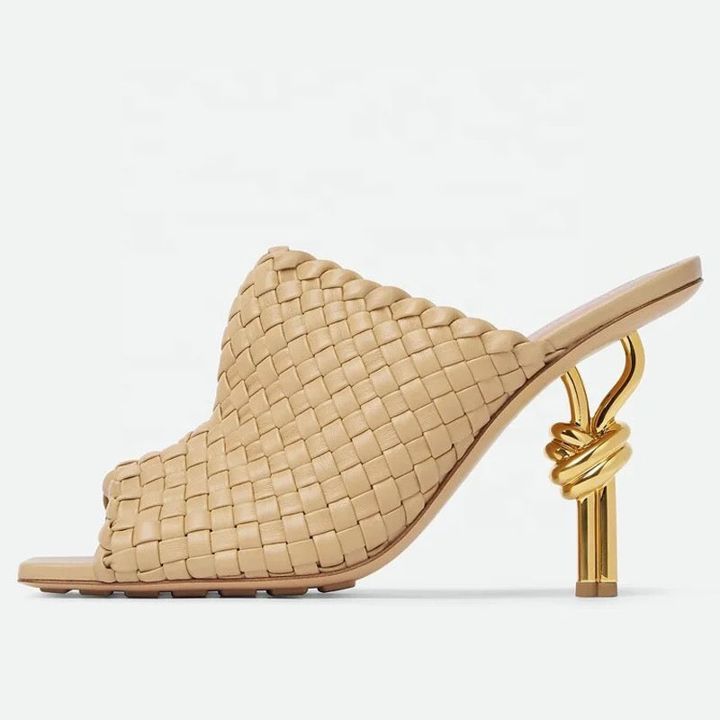 Spicy Braided Heels - Dupe Department 