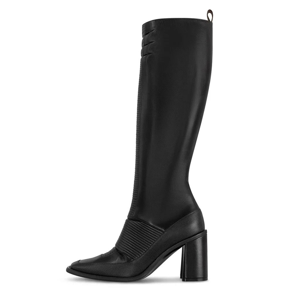 Classy N’ Chunky Heel Boots