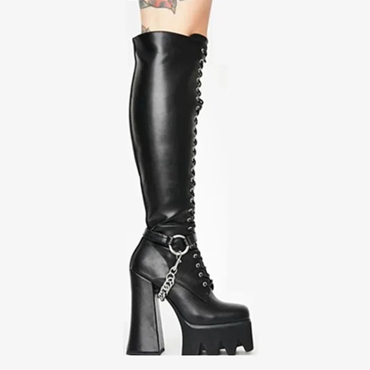 Goth Gurlz Heel Boots