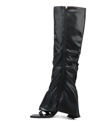 Baddie Bandit Heel Boots - Dupe Department 