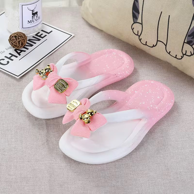 Luxe Bow Slides