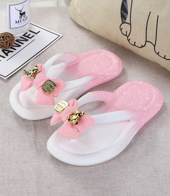 Luxe Bow Slides