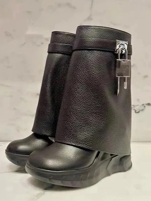 Gissep Shark Boots Low - Dupe Department 