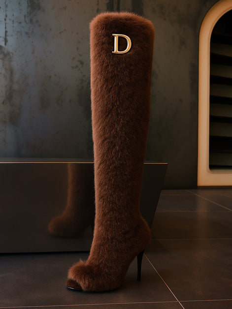 The Fur Seasons Boot - Mocha